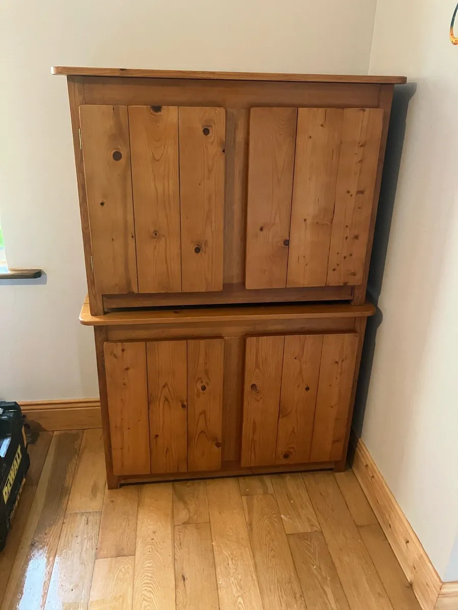 Solid pine cupboards - Image 2