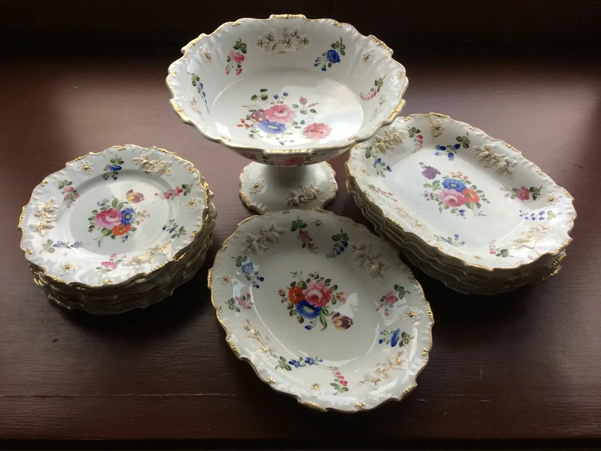 12 piece Victorian desert set - Image 1