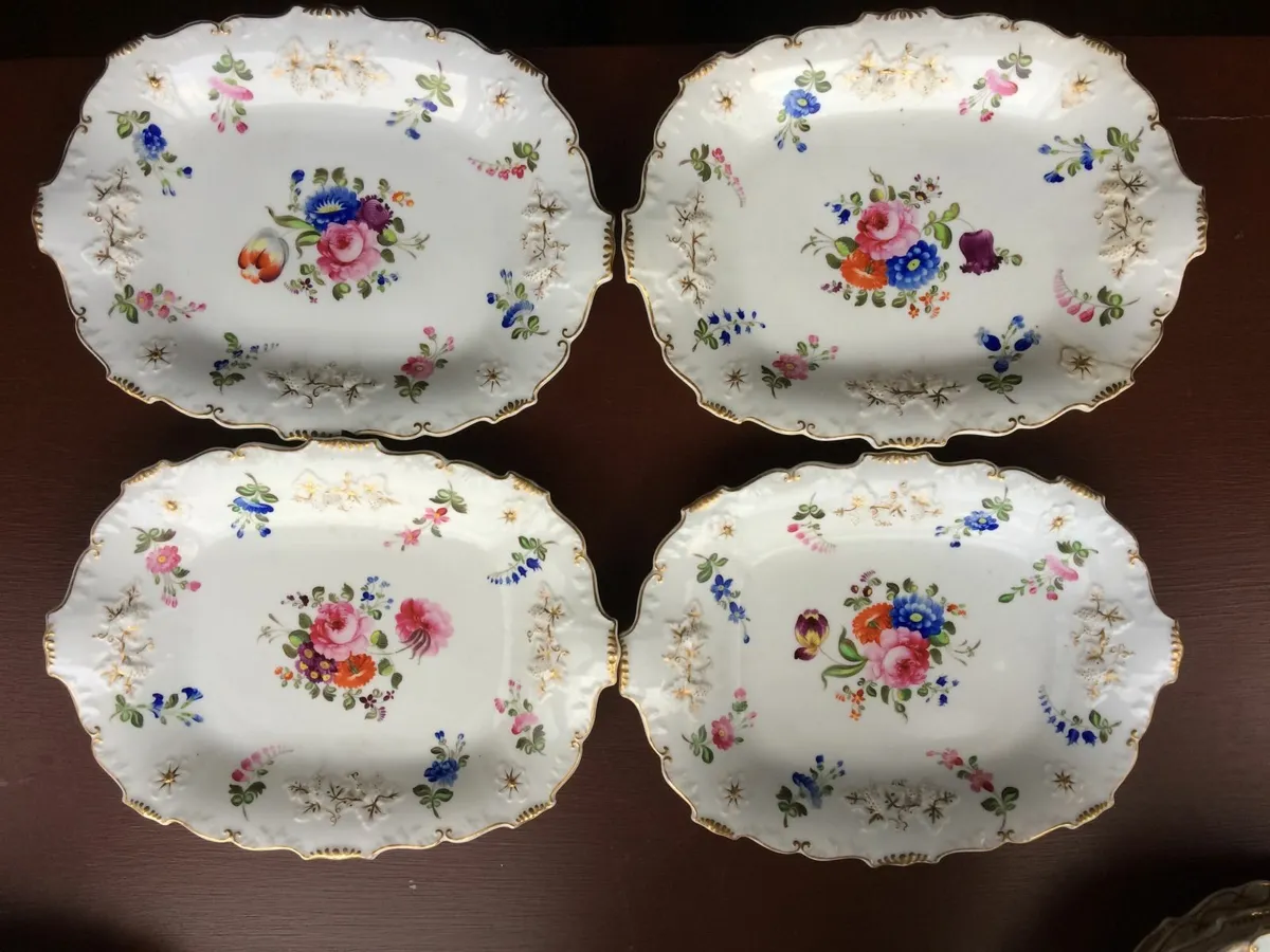 12 piece Victorian desert set - Image 2