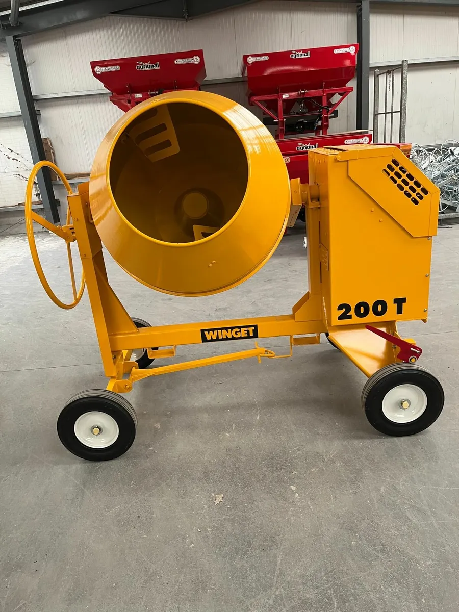 Winget 175L & 200L CEMENT MIXER - Image 3