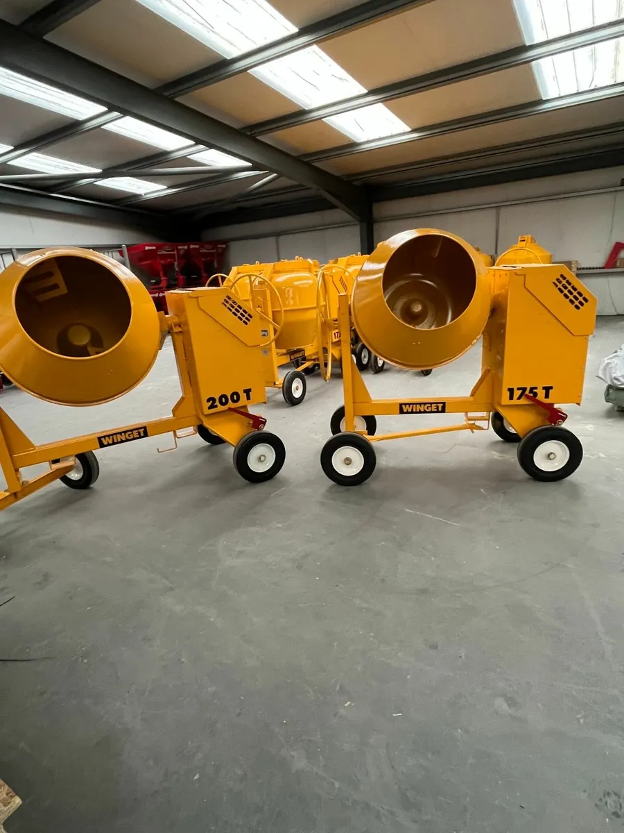 Winget 175L & 200L CEMENT MIXER - Image 1