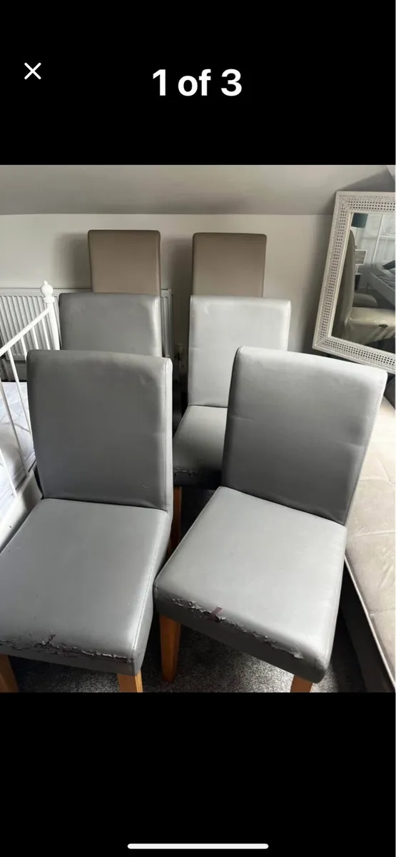 6 dinning chairs - Image 1