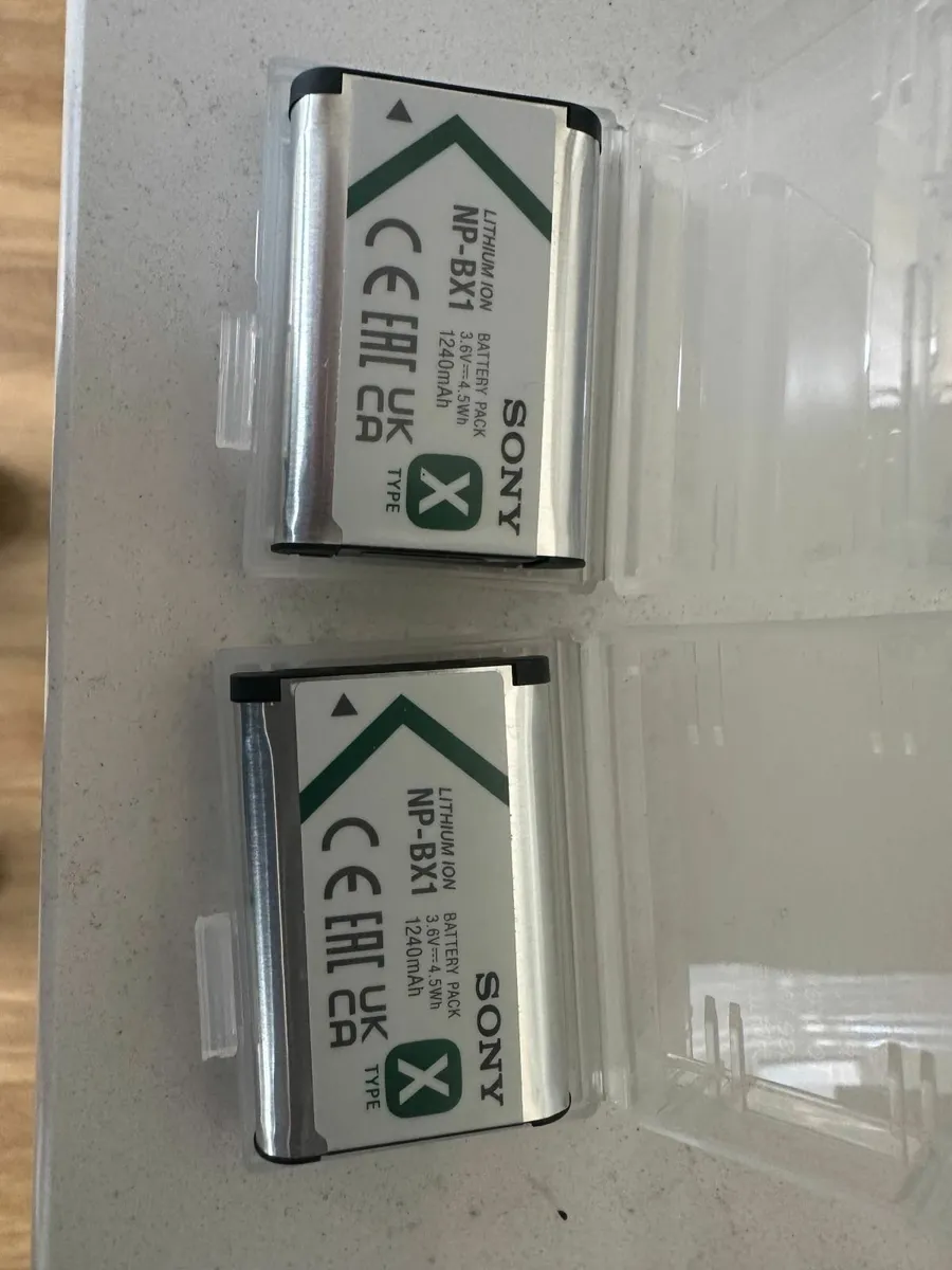 Sony NP-BX1 Batteries x 2 - Image 1