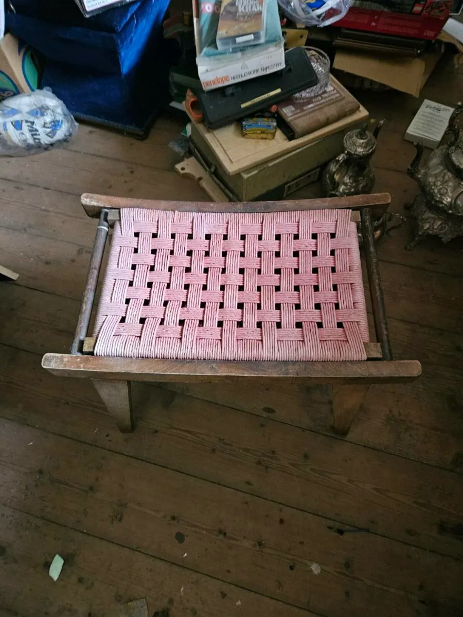 Vintage Antique Stool - Image 2