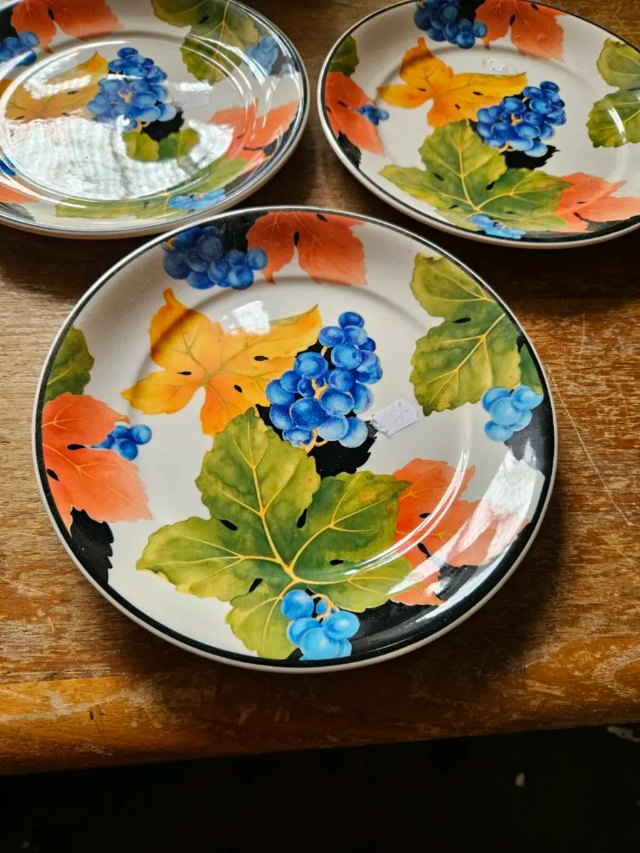 Vintage Arklow Pottery Noritake Plates x 3 - Image 4