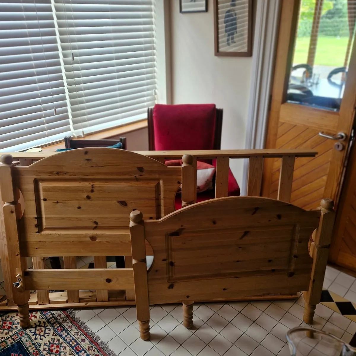 Wooden Single Bed Frame – Excellent Condition - Image 1