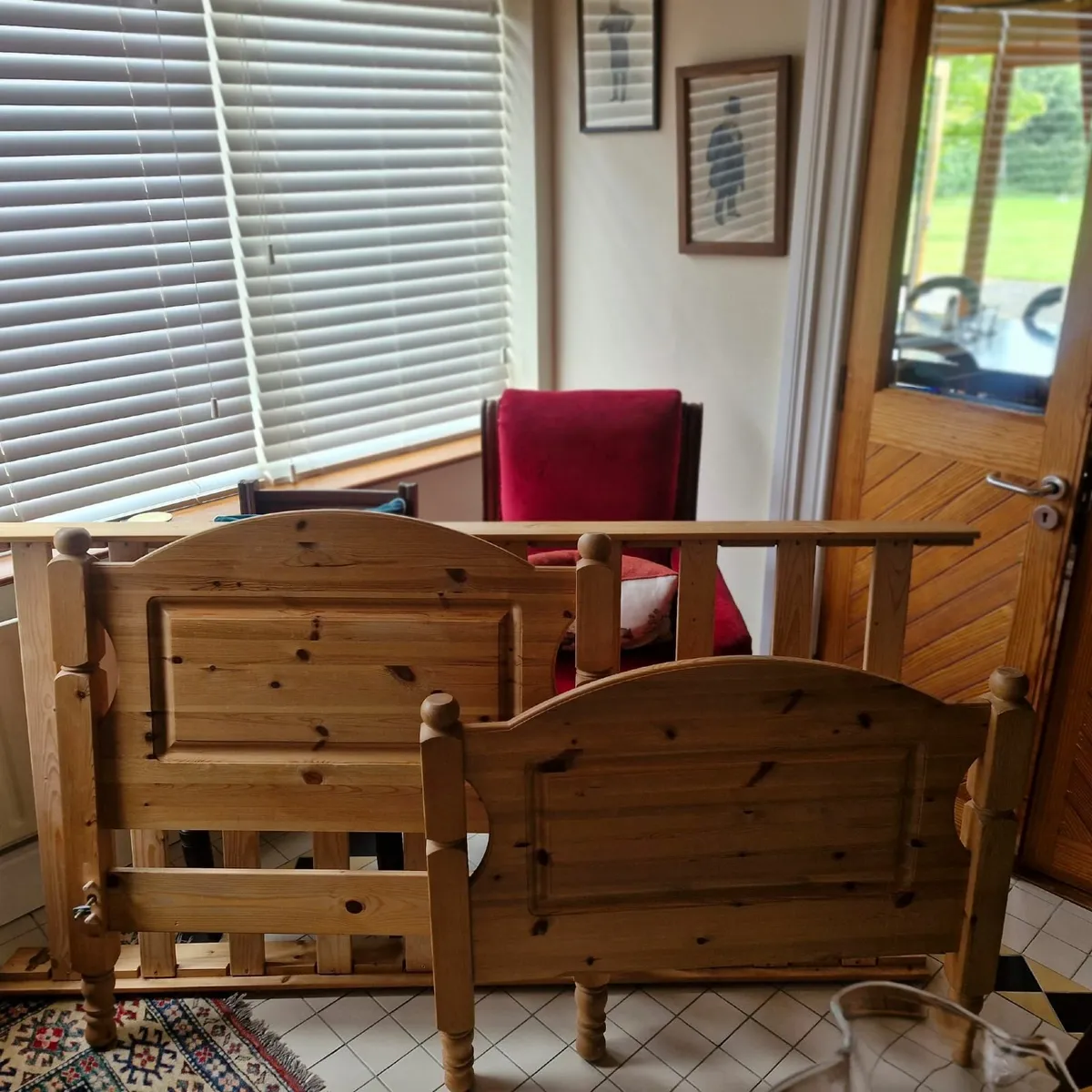 Wooden Single Bed Frame – Excellent Condition - Image 2
