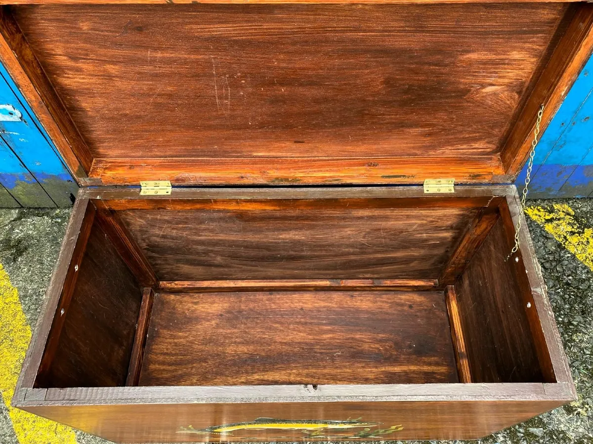 Large Wooden Trunk - Image 2