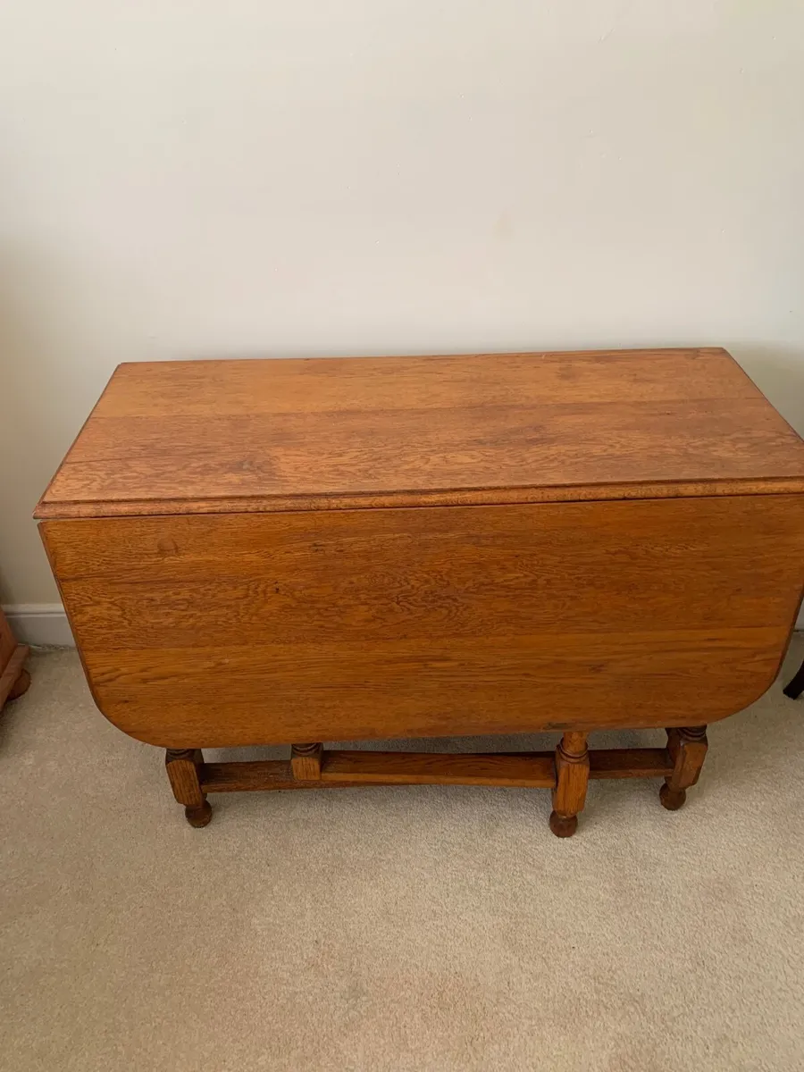 Antique Oak Dining Table - Image 1