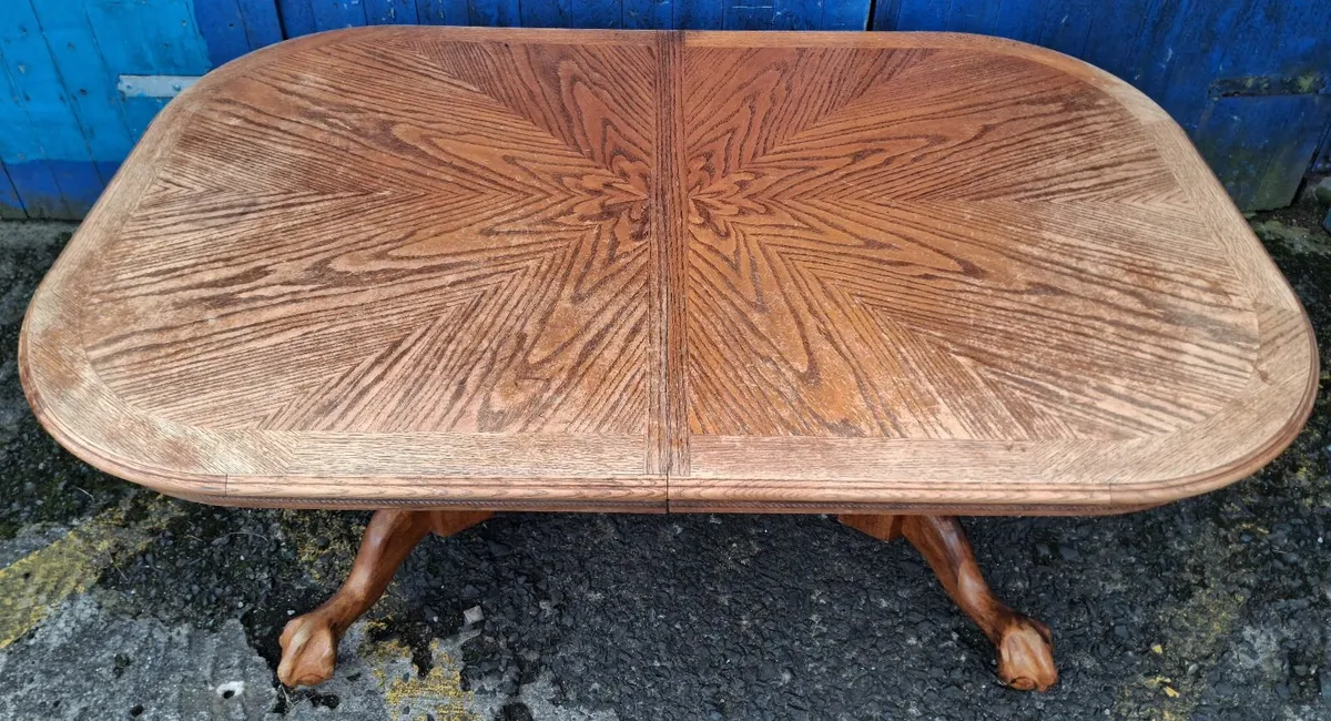 Oak Dining Table - Image 4