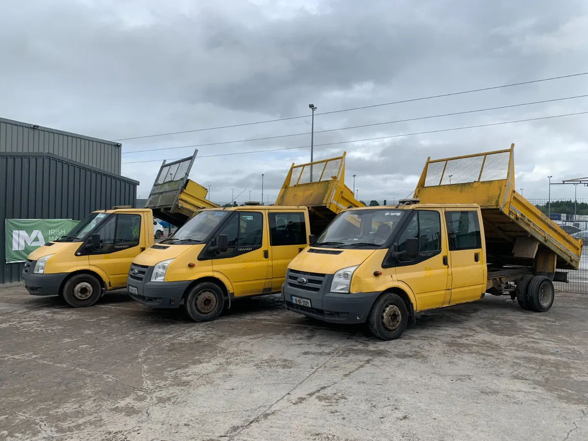 3 x UNRESERVED TRANSIT TIPPERS FOR AUCTION - NAAS - Image 1