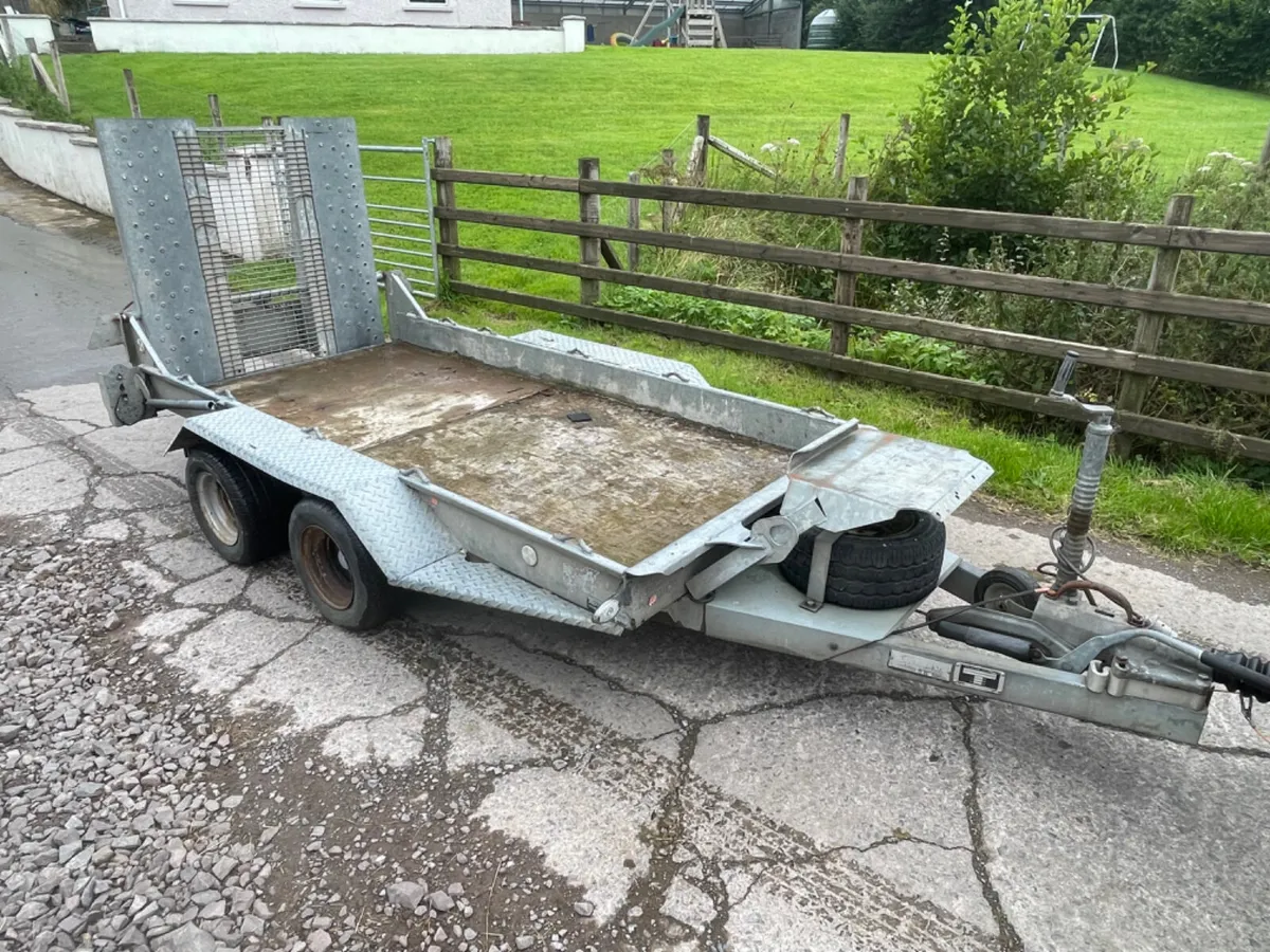 Ifor Williams 9x4 plant trailer - Image 1
