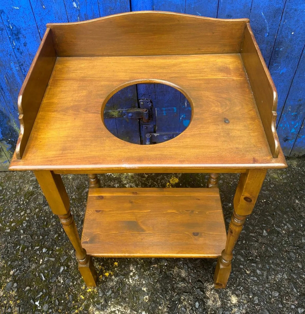 Vintage Wooden Washstand - Image 2