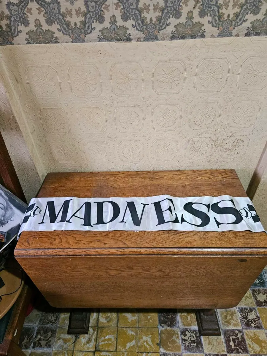 Vintage Retro 1980's Madness Scarf - Image 1