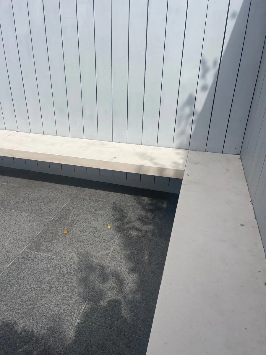 Garden Stone/Granite Bench Corner seating - Image 1