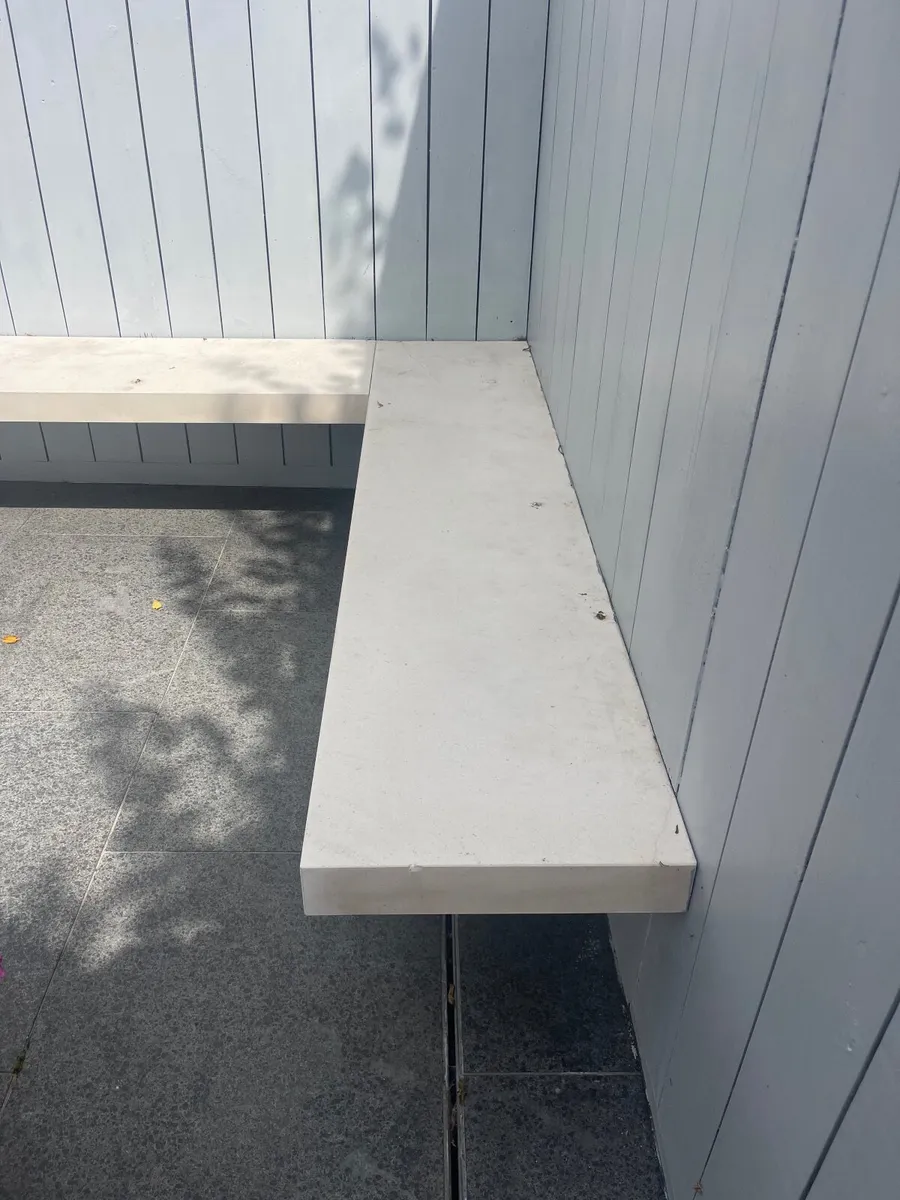 Garden Stone/Granite Bench Corner seating - Image 2
