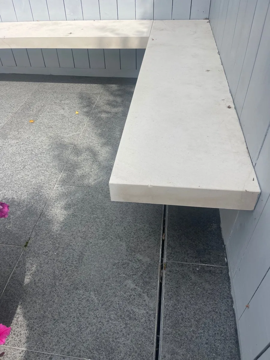 Garden Stone/Granite Bench Corner seating - Image 3