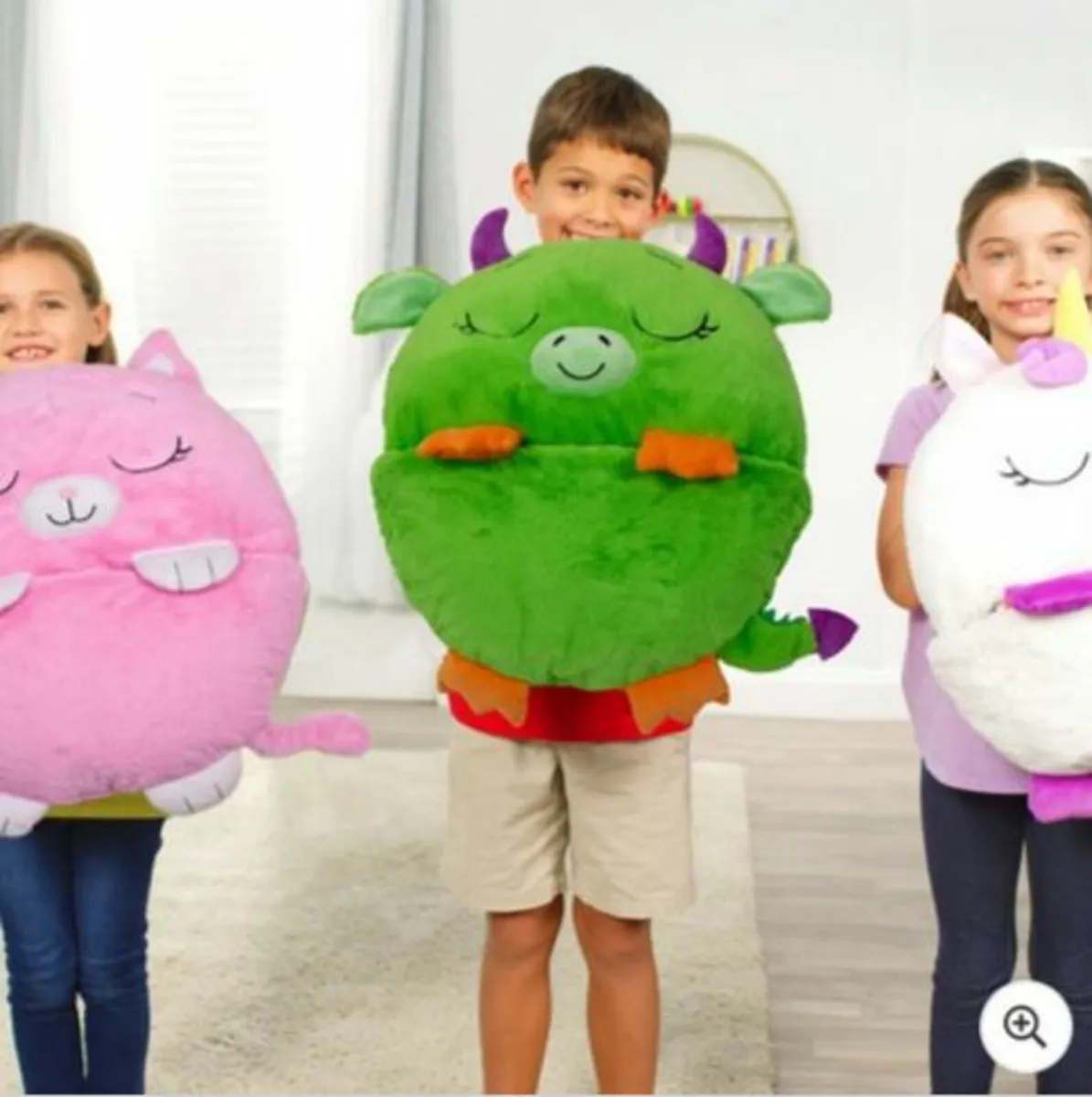 Green Dragon 2-in-1 Large Plush Sleeping Bag - Image 4