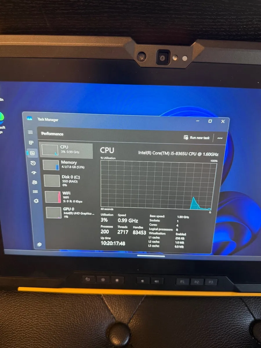 Dell Latitude 7220 EX Rugged Tablet i5/8GB/512SSD - Image 2