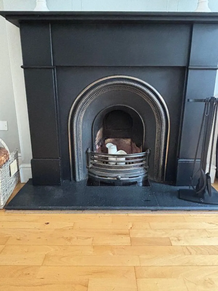 Fireplace surround and hearth. - Image 2