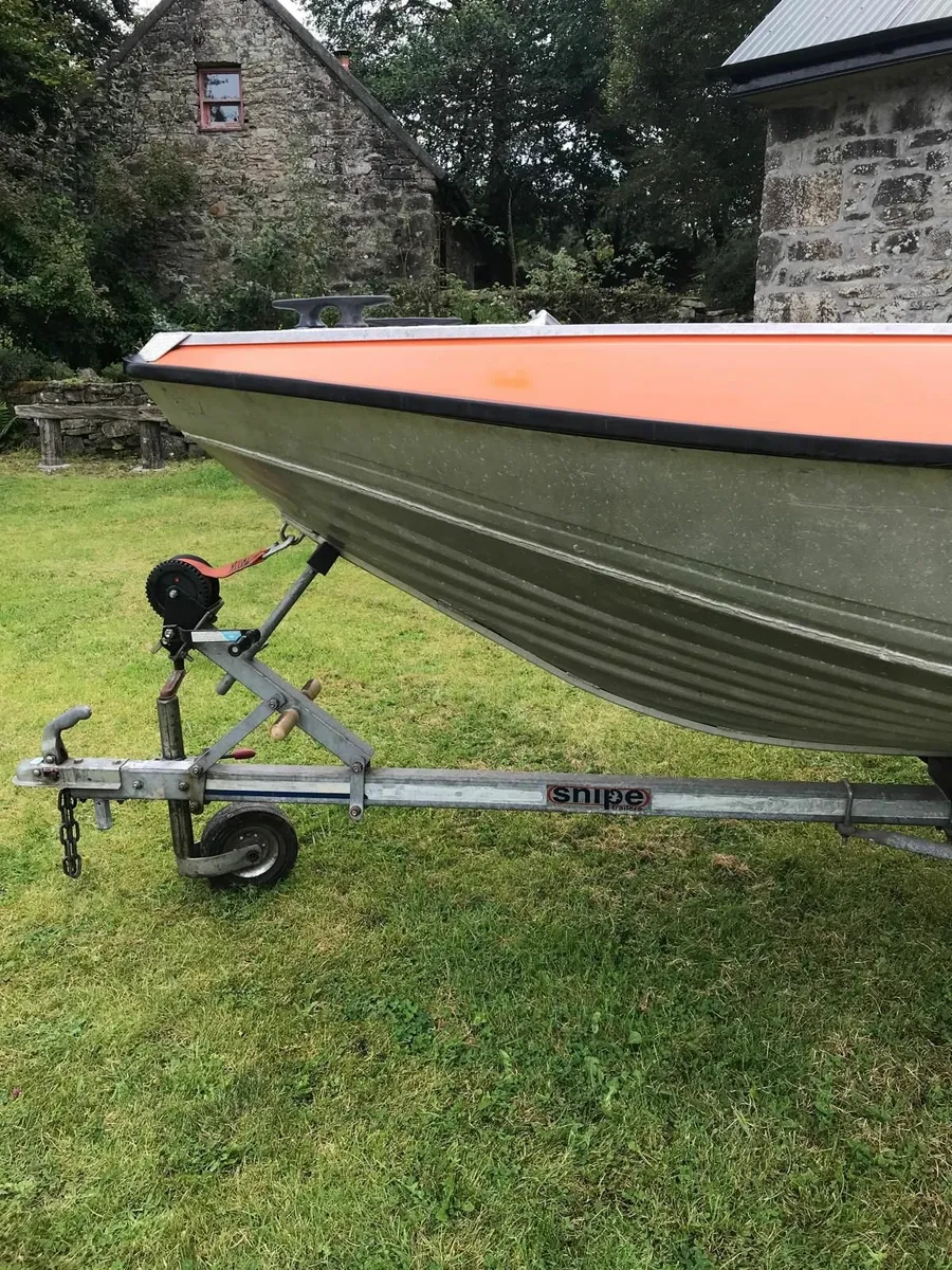 Aluminium Buster RS 18ft motor boat +trailer - Image 2