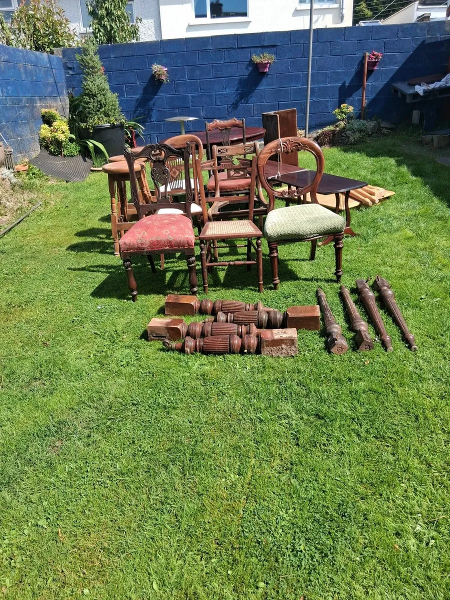 Antiques, chairs tables etc - Image 1