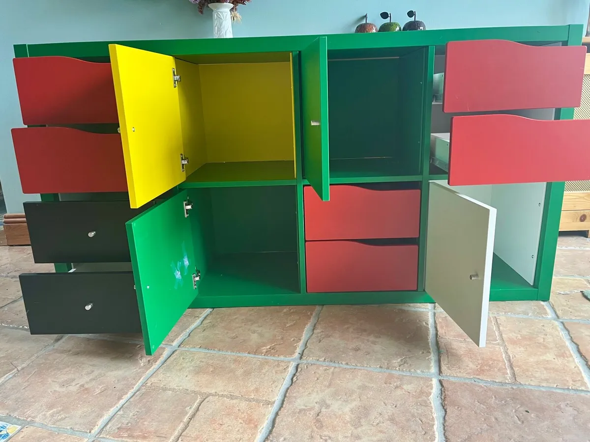 Colourful versatile Ikea storage unit - Image 2