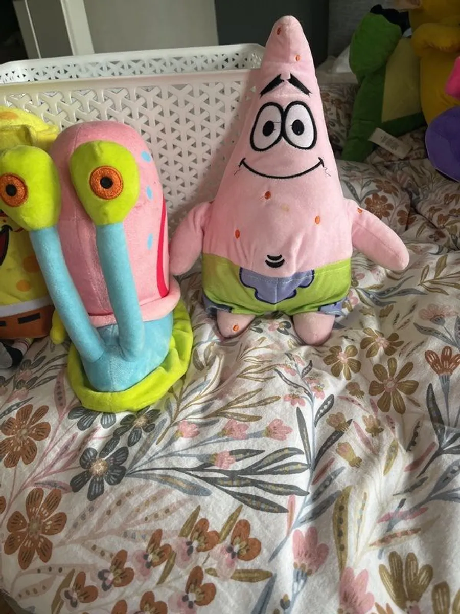 SpongeBob , Gary and Patrick plushies - Image 3