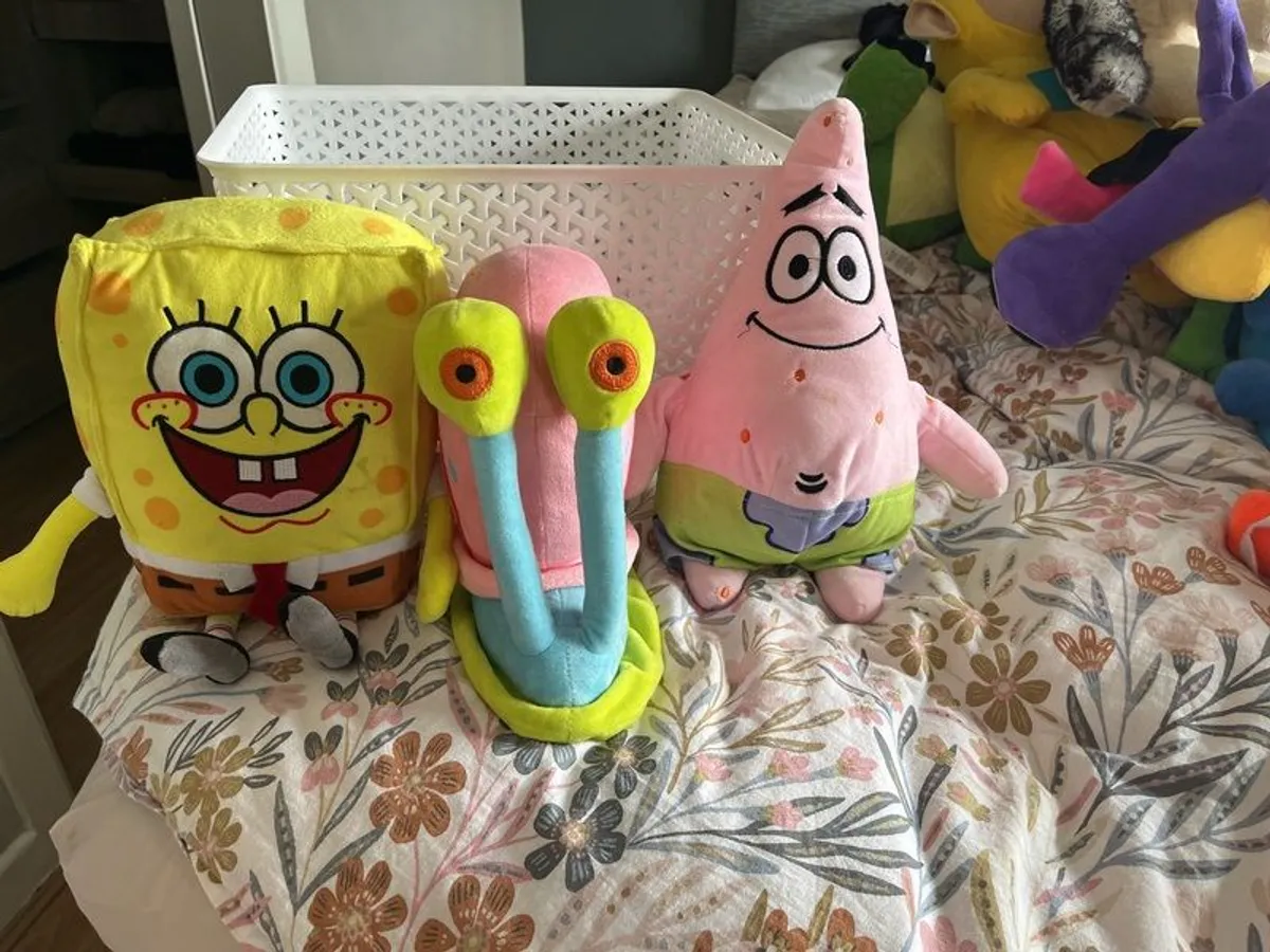 SpongeBob , Gary and Patrick plushies - Image 4