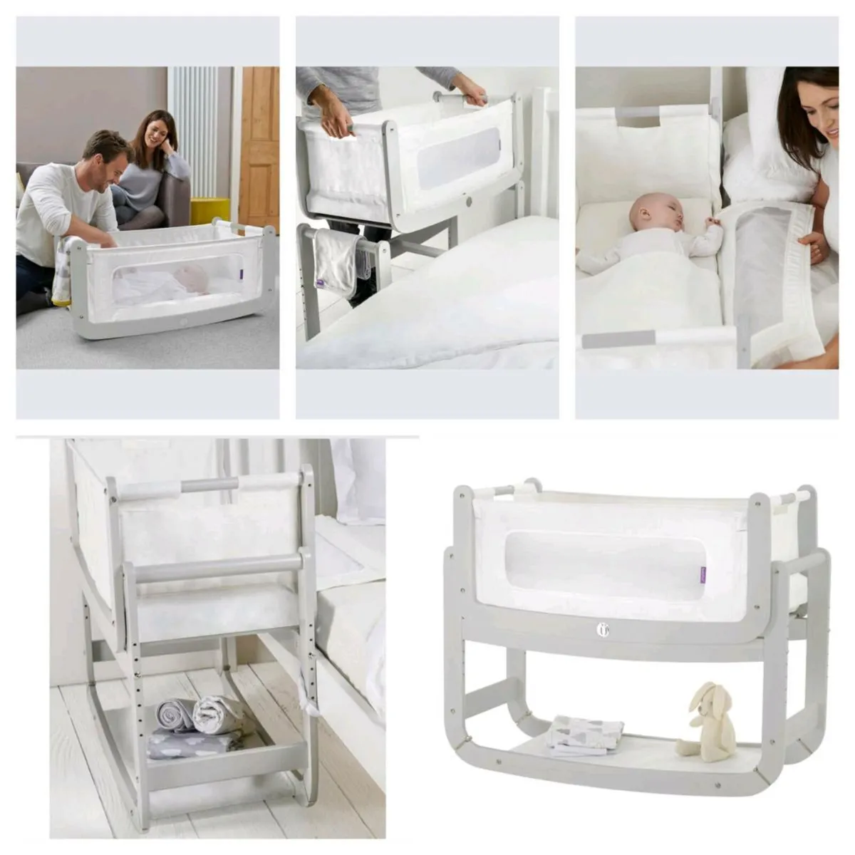 Snuzpod 3 in 1 bedside crib - Image 1