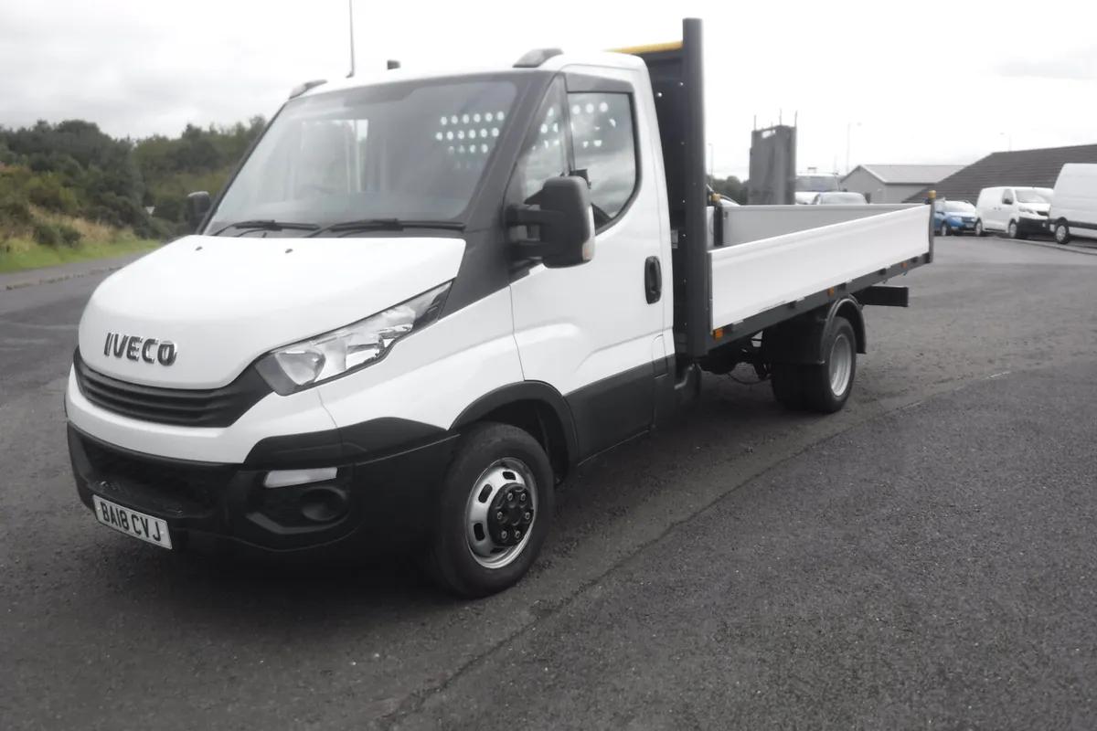 Iveco 35-140 2018 14ft aluminium dropside 52538 mi - Image 1