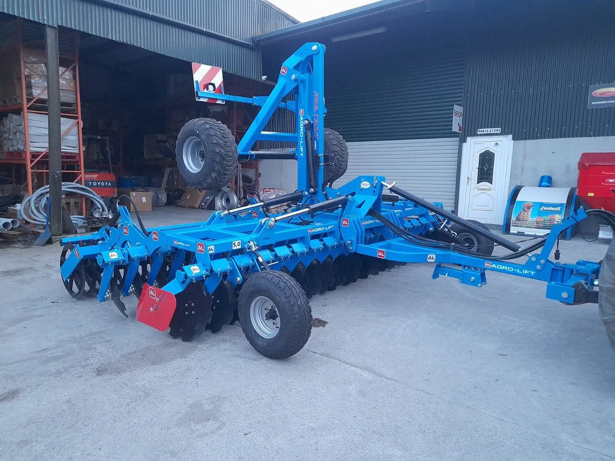 New agro-lift multi cut 5m disc harrows - Image 1
