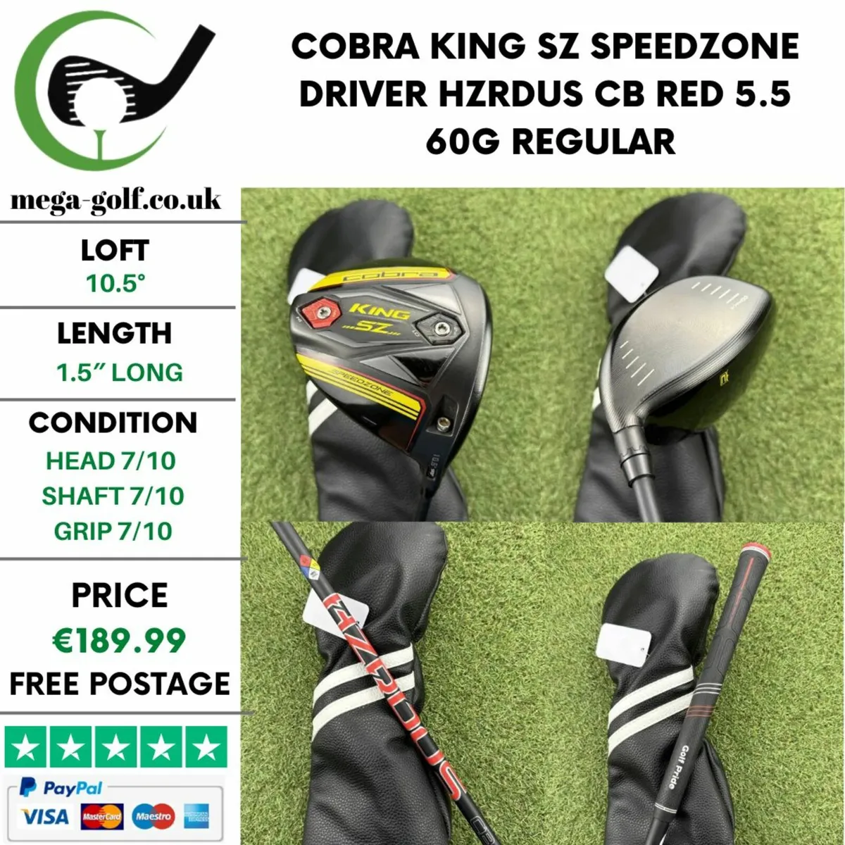 COBRA KING SZ SPEEDZONE DRIVER / 10.5° / REGULAR - Image 1