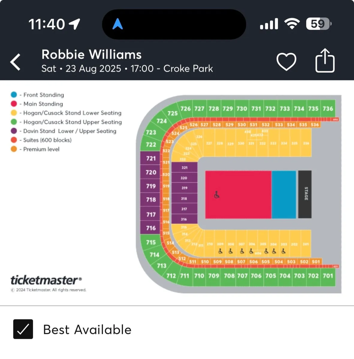 Robbie Williams Tickets - Image 2