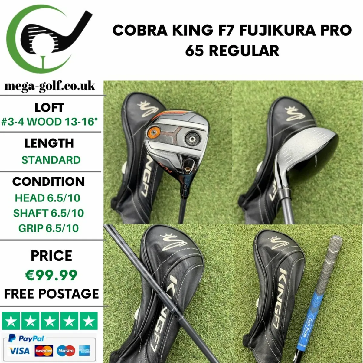 COBRA KING F7 #3-4 WOOD 13-16° / REGULAR - Image 1