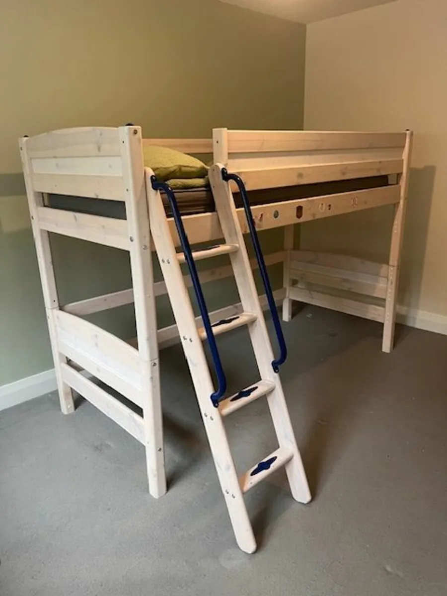 High Sleeper Bed – Ideal for Desk, Storage or Kids - Image 1