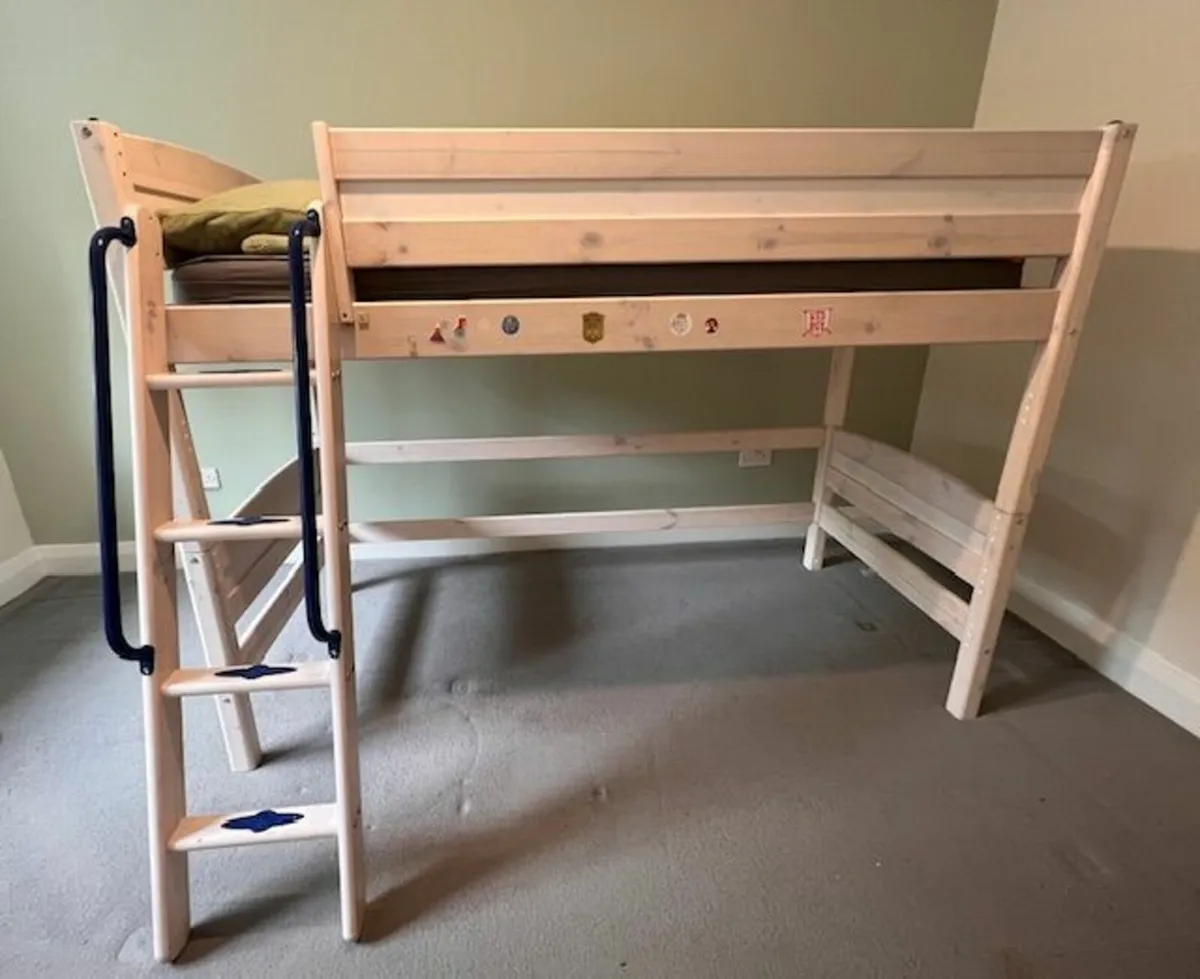 High Sleeper Bed – Ideal for Desk, Storage or Kids - Image 2
