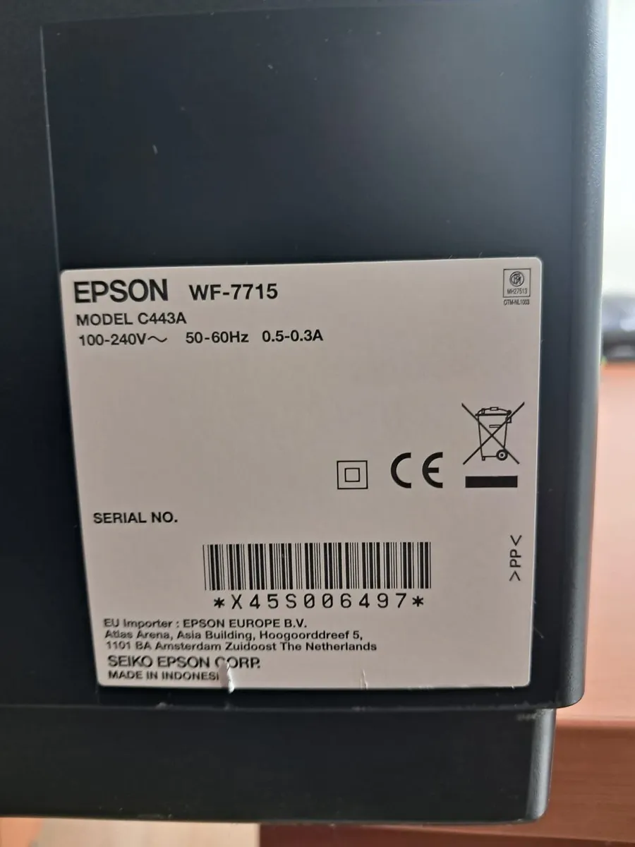 Epson WorkForce C443A Colour Inkjet Printer - Image 3