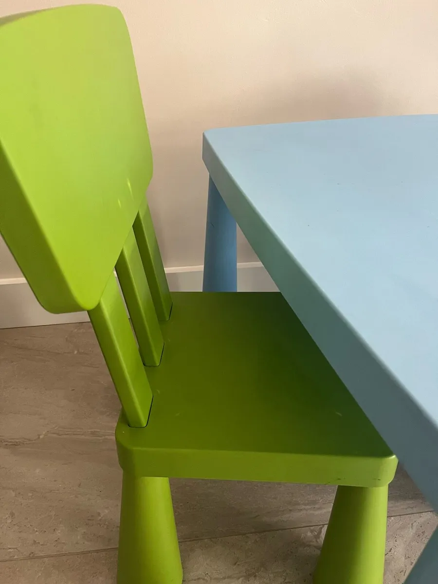 IKEA play table and chairs - Image 2