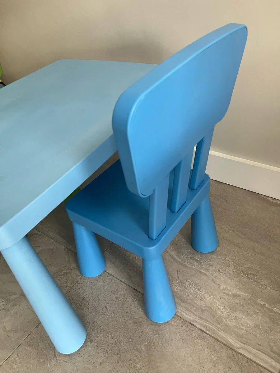 IKEA play table and chairs - Image 4