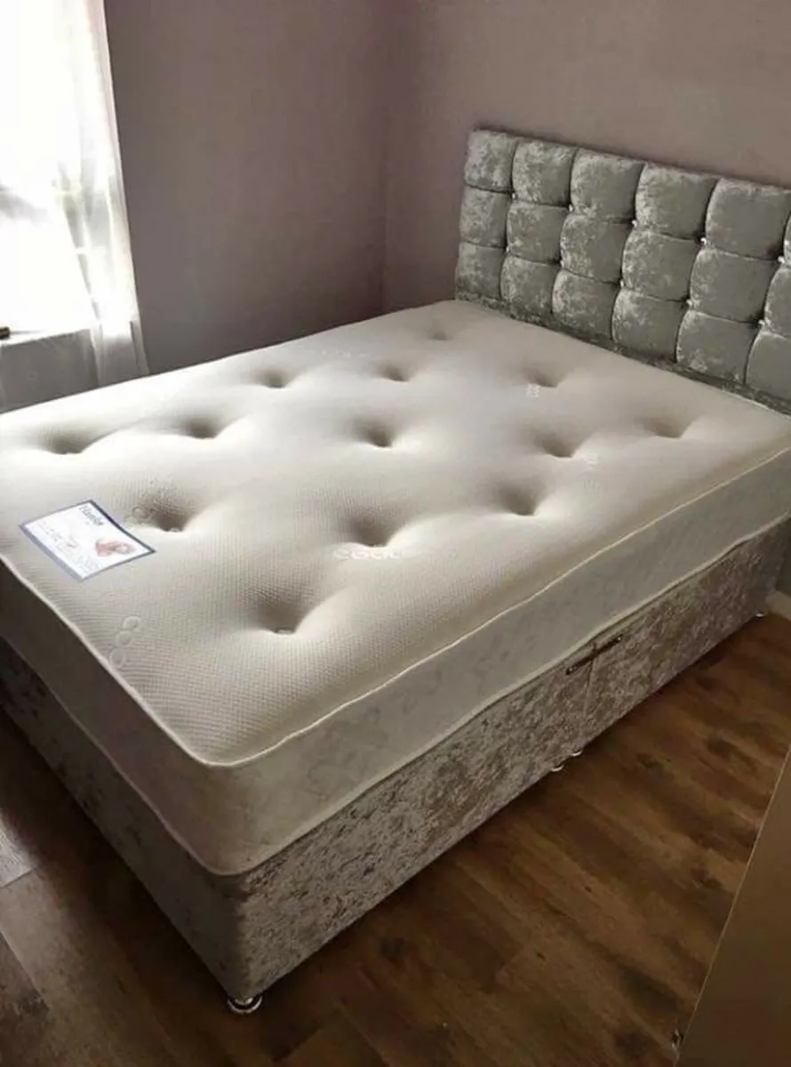 New 5FT King Divan Beds With Mattresses - Image 2
