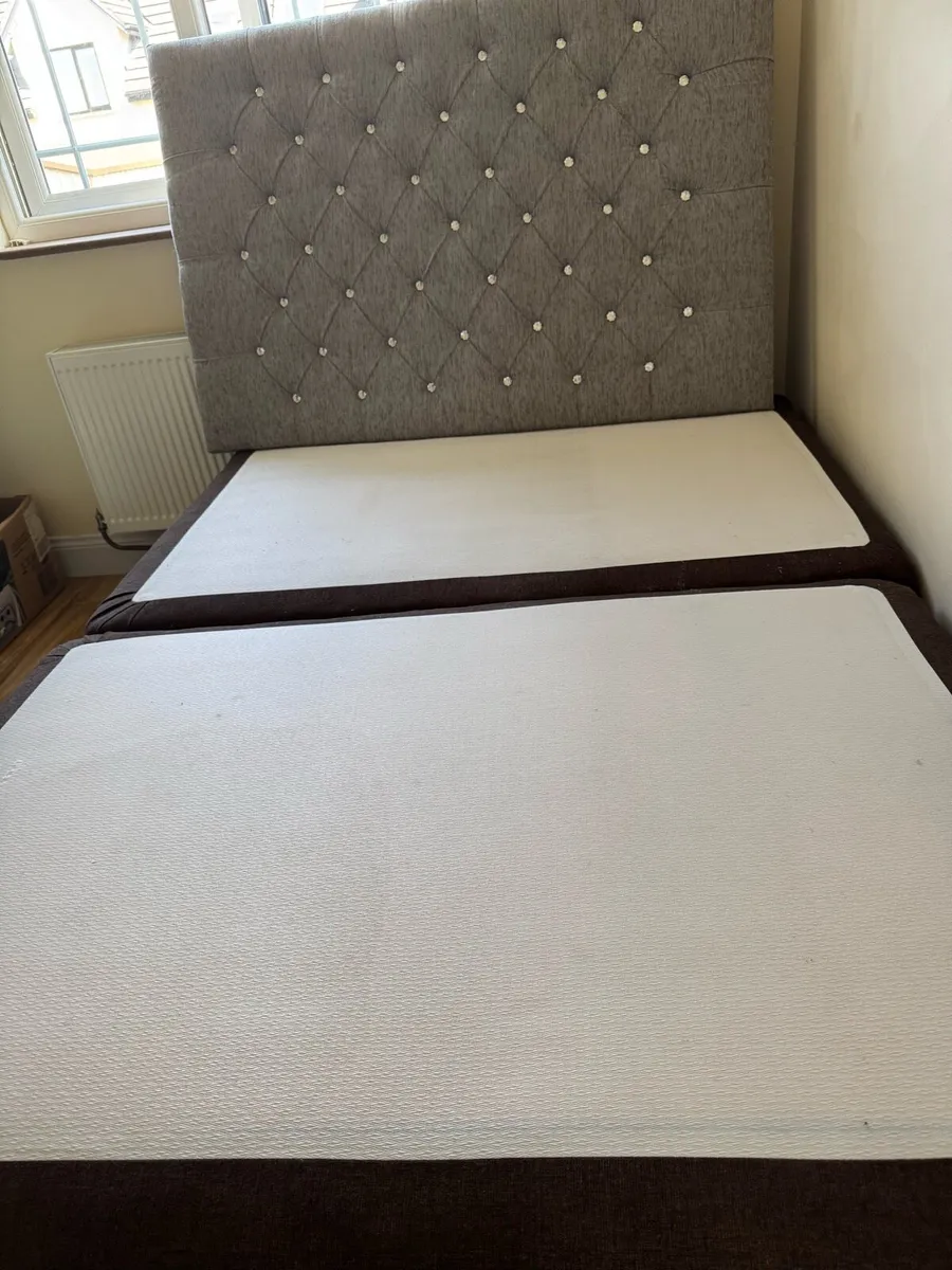 Double Bed base + headboard - Image 3