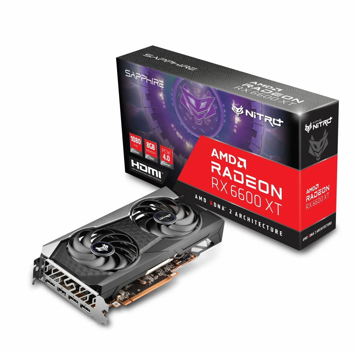 SAPPHIRE Radeon RX 6600 XT NITRO+ Graphics Card - Image 1