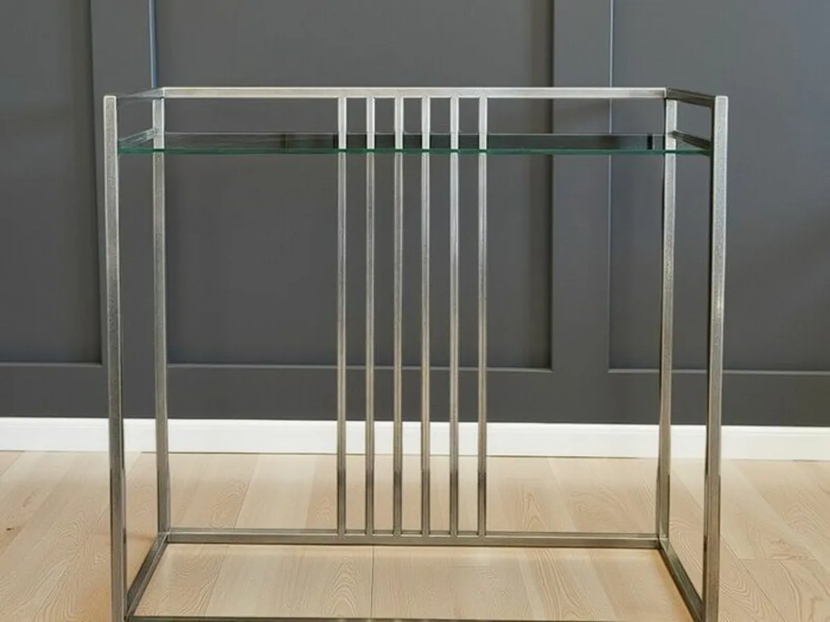 Console Table in Glamour/Loft Style 100x30x90 cm - Image 2