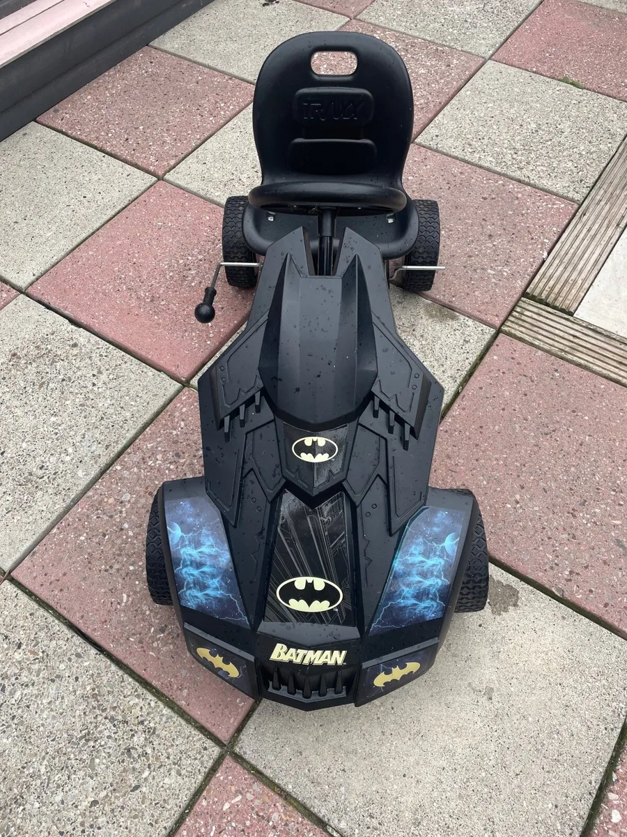 HauckBatmobile Pedal Go Kart, Superhero Ride On Ba - Image 1