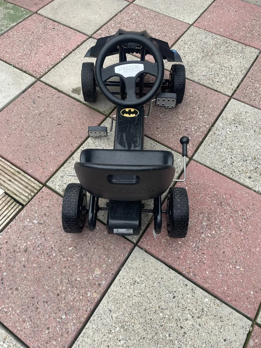 HauckBatmobile Pedal Go Kart, Superhero Ride On Ba - Image 3