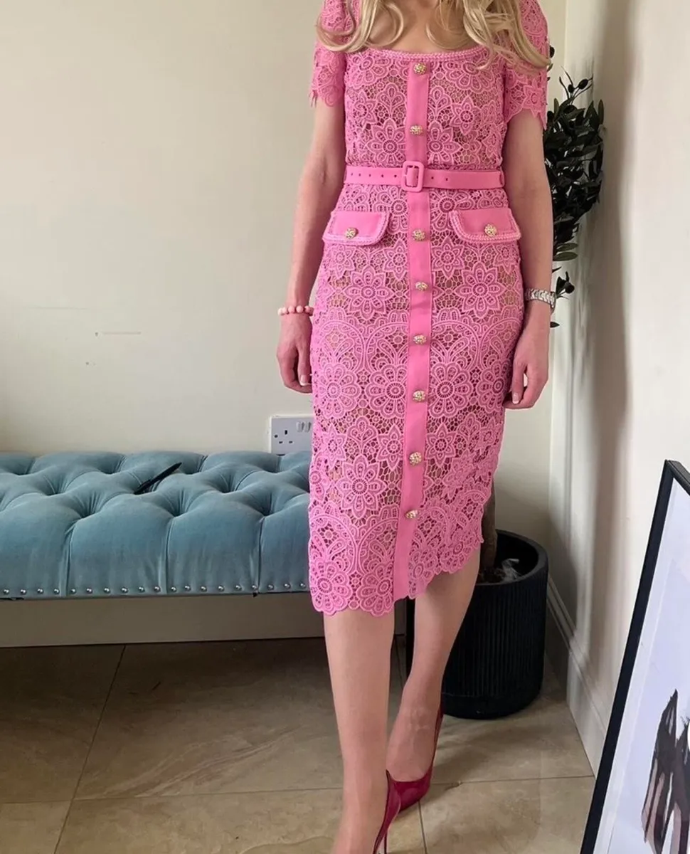 SAVIDA Pink Dress - Image 1