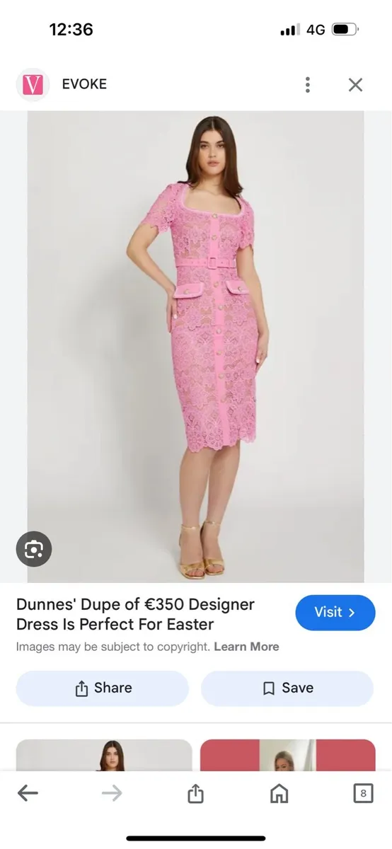 SAVIDA Pink Dress - Image 4