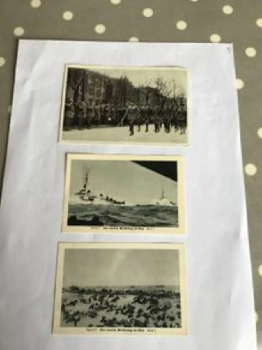 Rare Genuine WW2 German propoganda photo cards