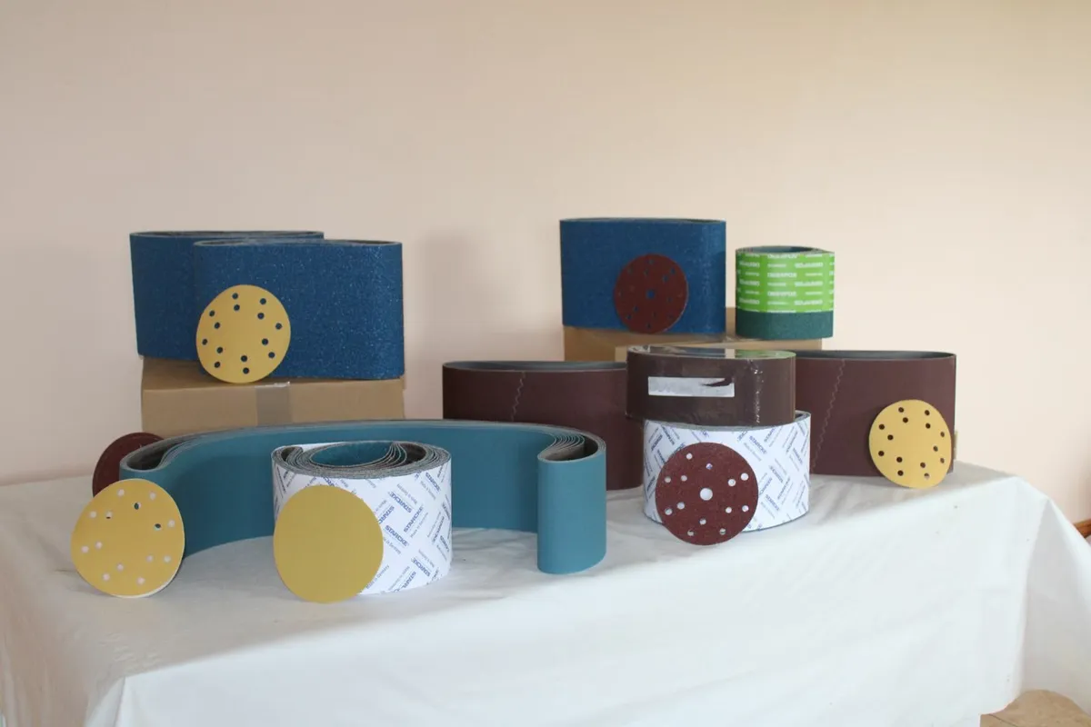 FLOOR SANDING BELTS - DISCS ,TO OFFLOAD - Image 1